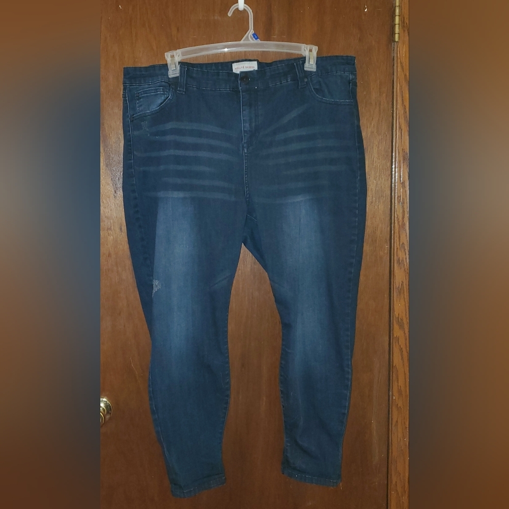Molly & Isadora Crop Jeans Sz 22